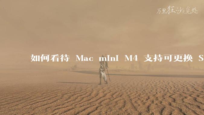 如何看待 Mac mini M4 支持可更换 SSD？