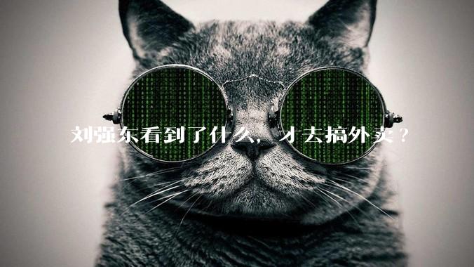 刘强东看到了什么，才去搞外卖?